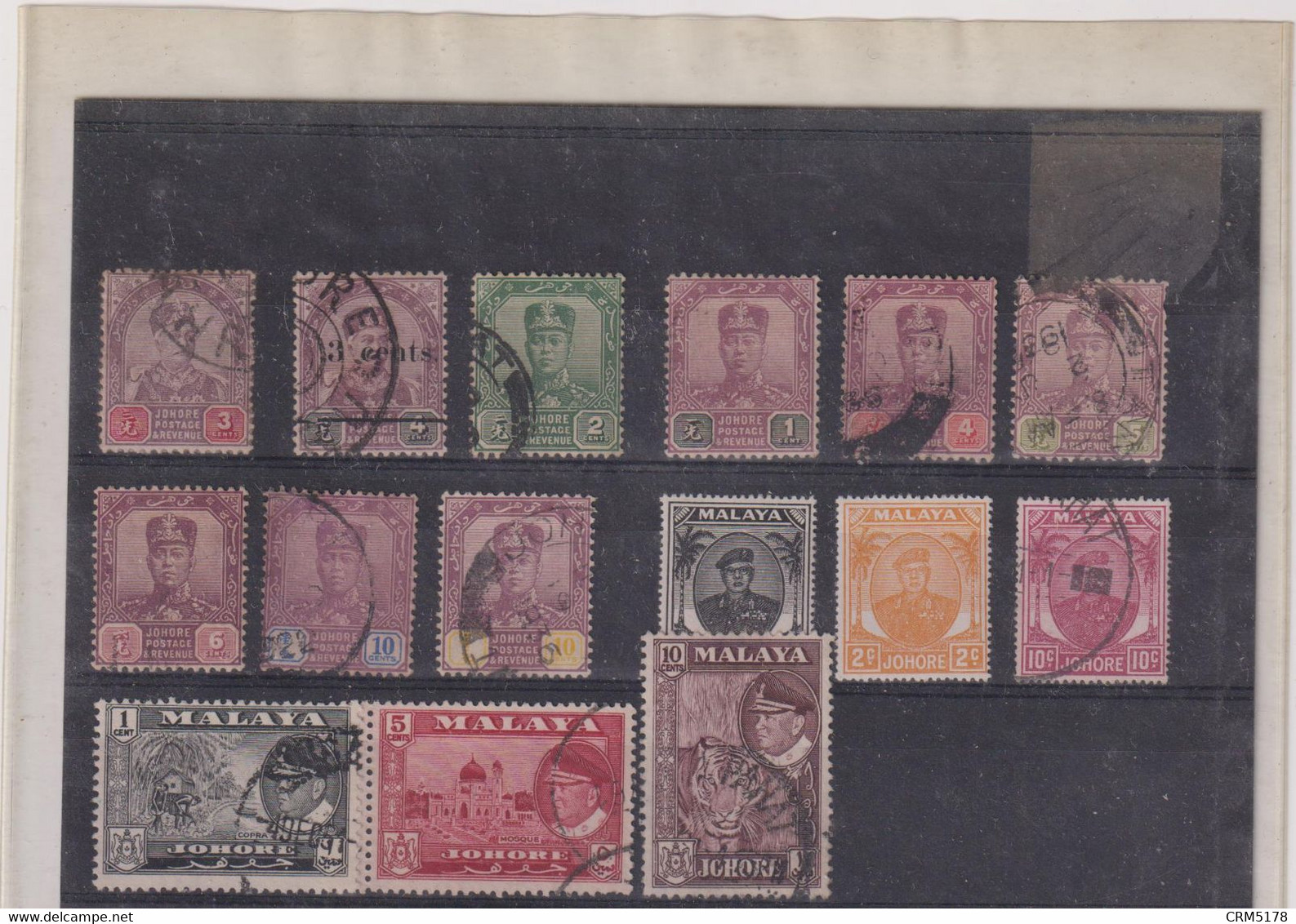 MALAYA-JOHORE-LOT TP-OB-XX-1892 - Johore