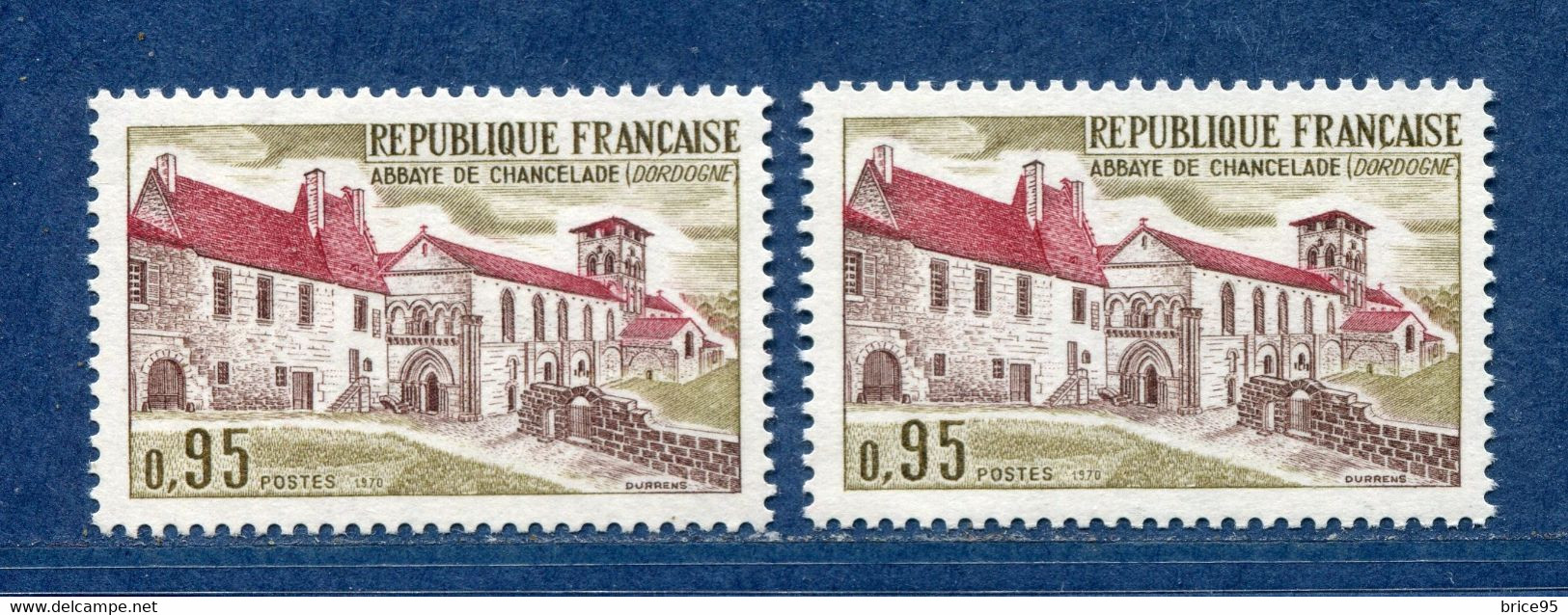 ⭐ France - Variété - YT N° 1645 - Couleurs - Pétouille - Neuf Sans Charnière - 1970 ⭐ - Ongebruikt