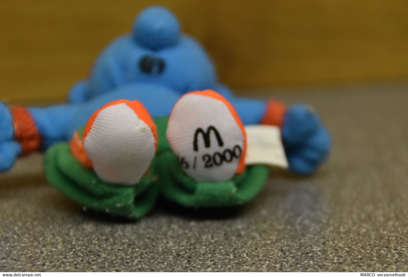 The Smurfs - McDonald's Plush (2000) - Papa Smurf