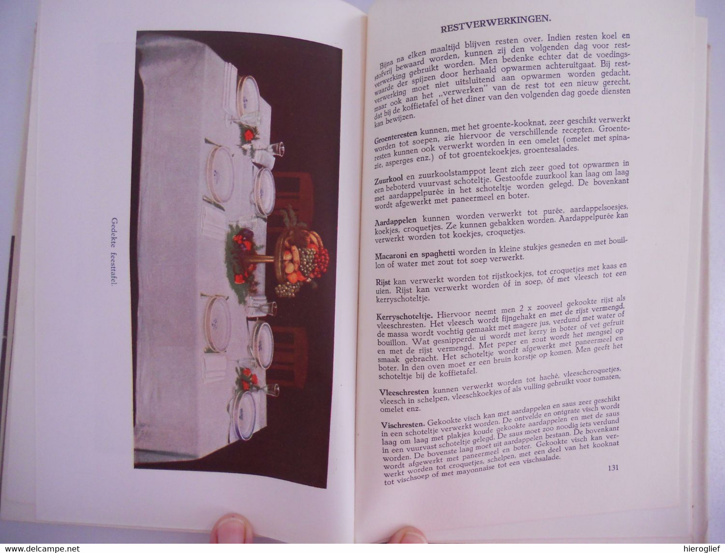 200 MAALTIJDEN CONCRETE  MENU'S en RECEPTEN door Krabbe oud kookboek koken voedsel bereiden