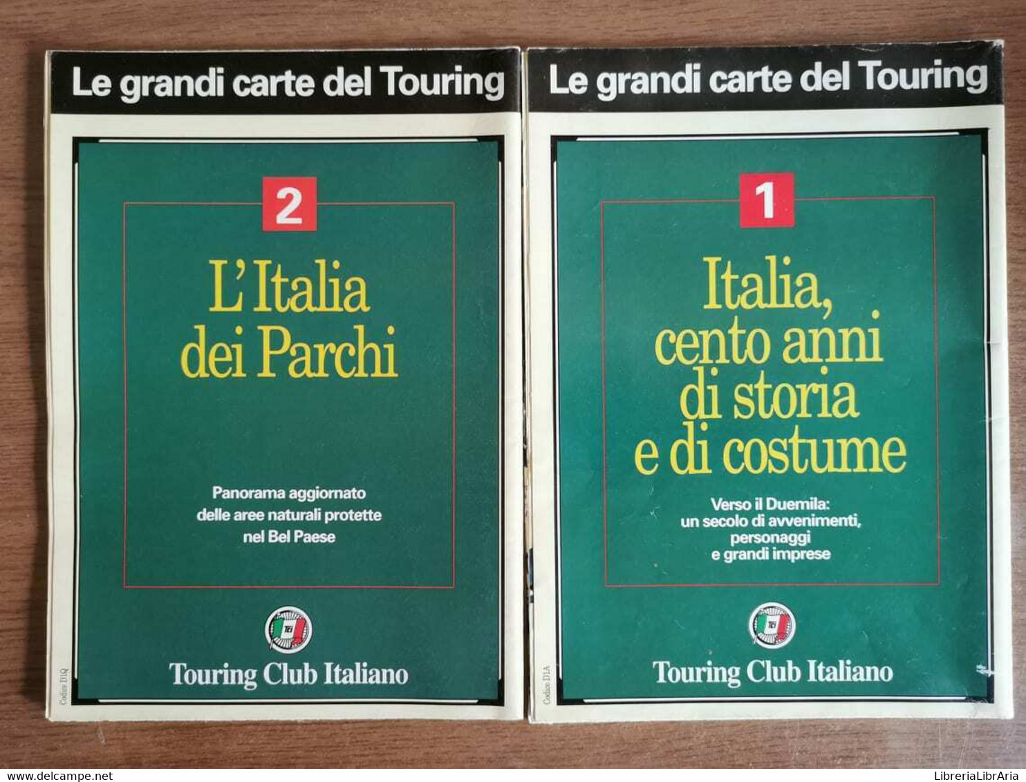 Le Grandi Carte Del Touring 1 E 2 - Touring Club Italiano - AR - Histoire, Philosophie Et Géographie