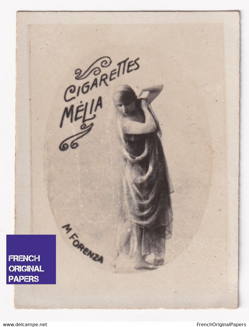 Cigarettes Mélia - Forenza - Années 1925/30s - Photo Femme Sexy Pinup Lady Pin-up Woman Robe Mode Actrice A55-60 - Autres Marques