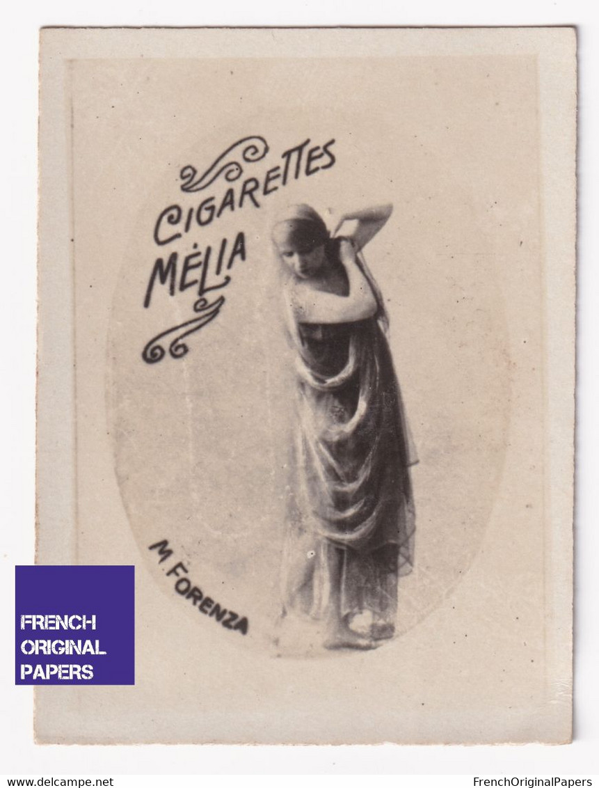 Cigarettes Mélia - Forenza - Années 1925/30s - Photo Femme Sexy Pinup Lady Pin-up Woman Robe Mode Actrice A55-60 - Andere Merken