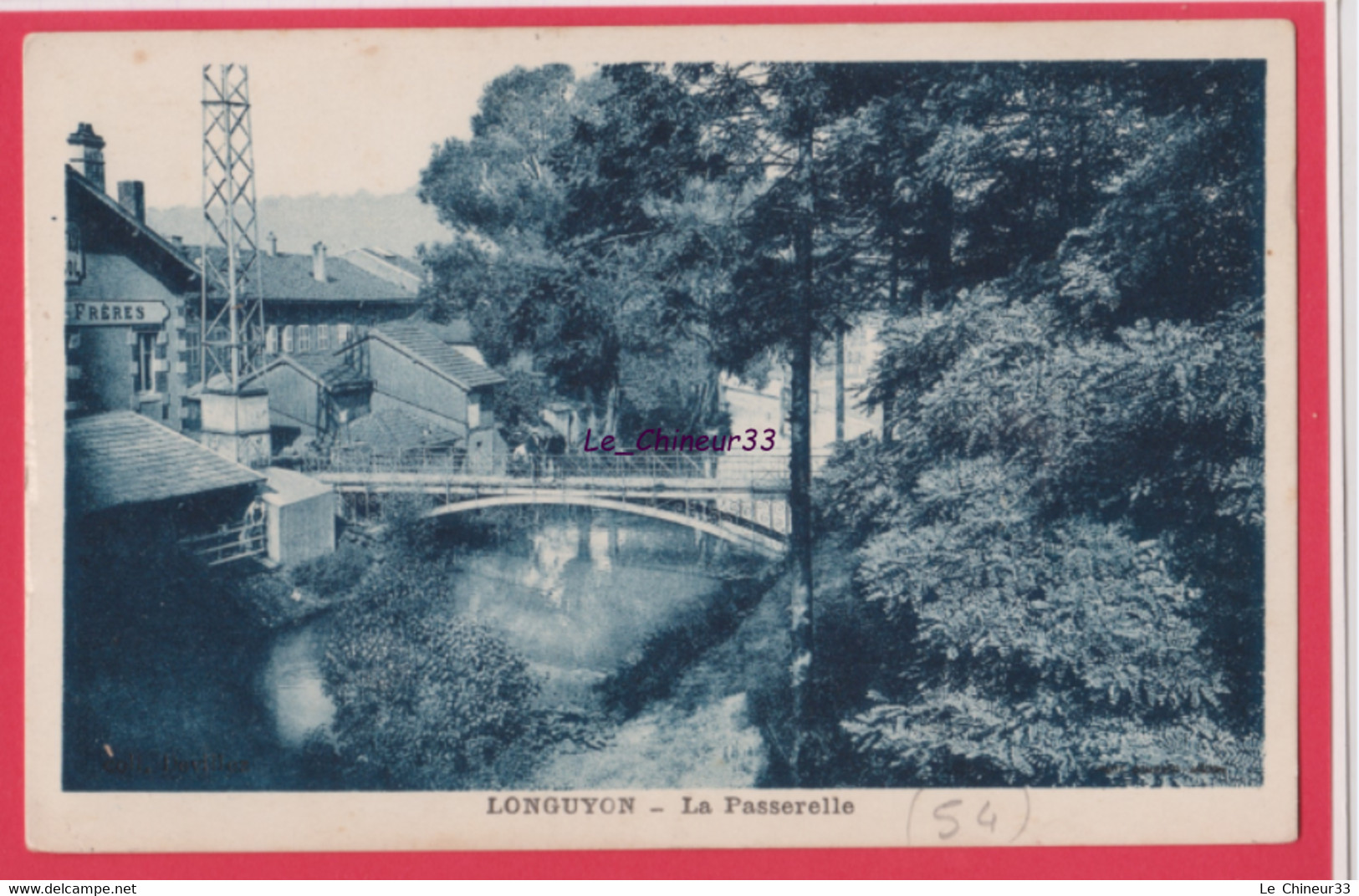 54 - LONGUYON---La Passerelle---cpsm Pf - Longuyon