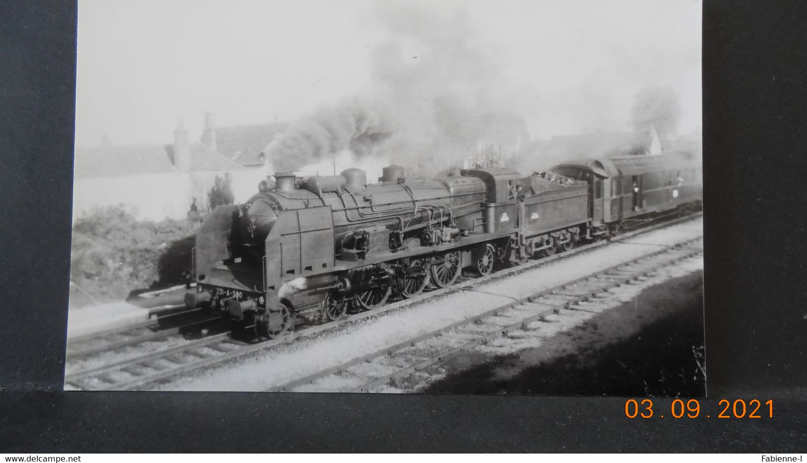 Photo De Format CP - Train 1946 à Mehun -sur-Yèvre - Trains