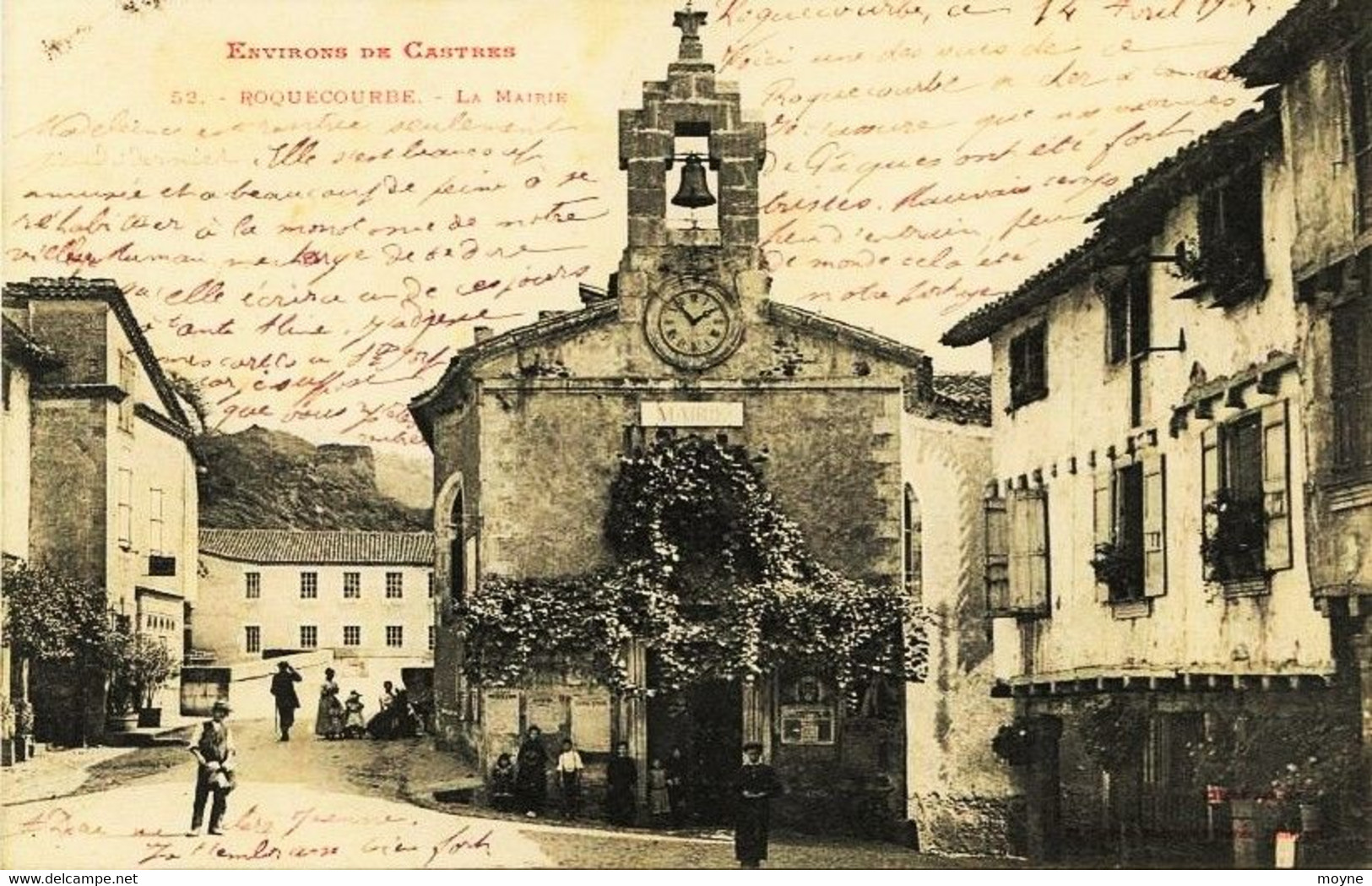 262 -  Tarn  -  ROQUECOURBE :  LA MAIRIE   ( Disparue ??)  Circulée En 1904 - Roquecourbe