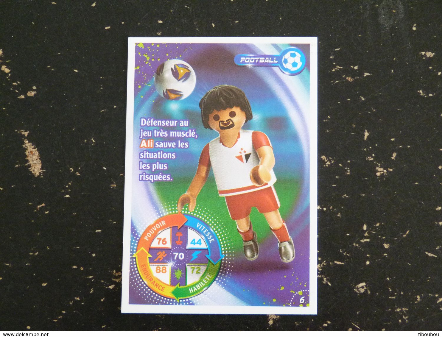 CARTE CARREFOUR PLAYMOBIL N° 06 - FOOTBALL - Sonstige & Ohne Zuordnung