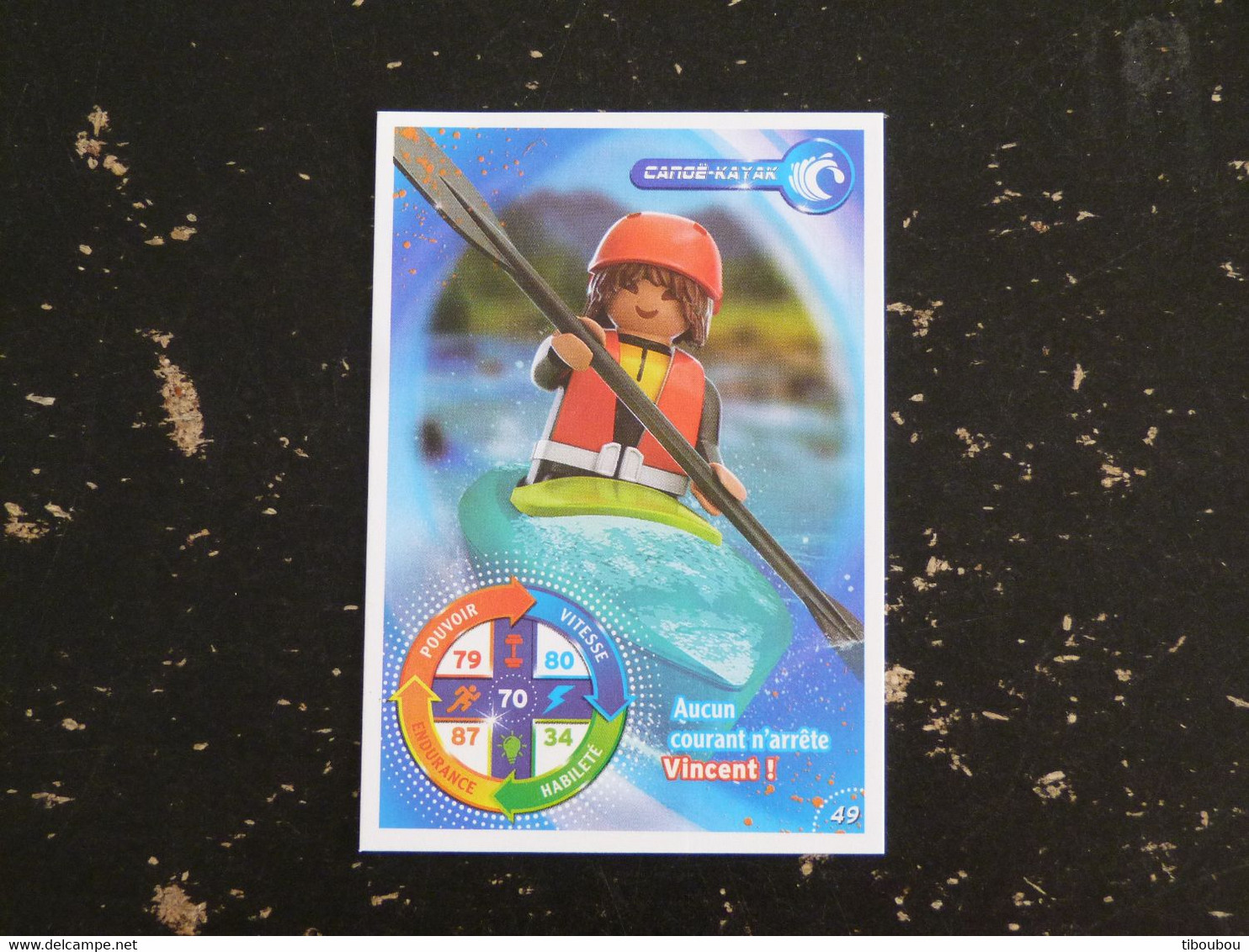 CARTE CARREFOUR PLAYMOBIL N° 49 - CANOE KAYAK - Sonstige & Ohne Zuordnung