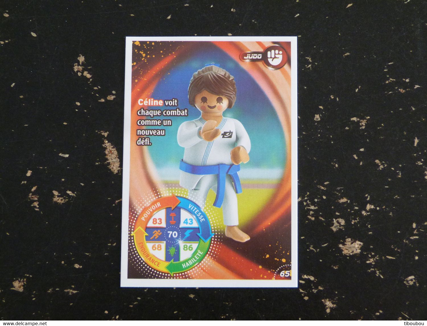 CARTE CARREFOUR PLAYMOBIL N° 65 - JUDO - Andere & Zonder Classificatie