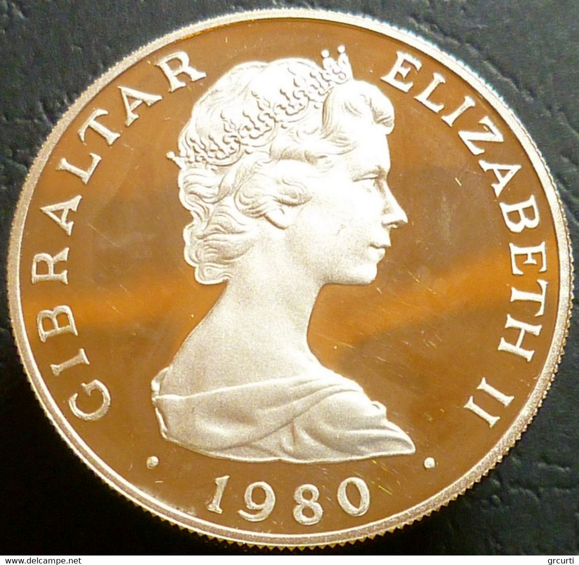 Gibilterra - 1 Crown 1980 - 80th Birthday Of Queen Mother - KM# 11a - Gibraltar