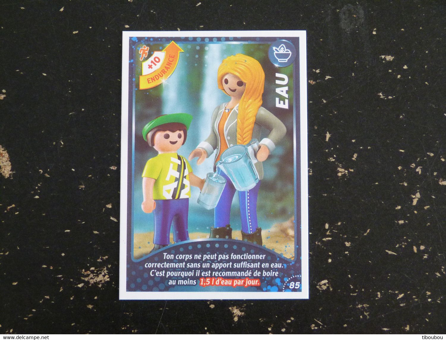 CARTE CARREFOUR PLAYMOBIL N° 85 - EAU WASSER WATER - Other & Unclassified