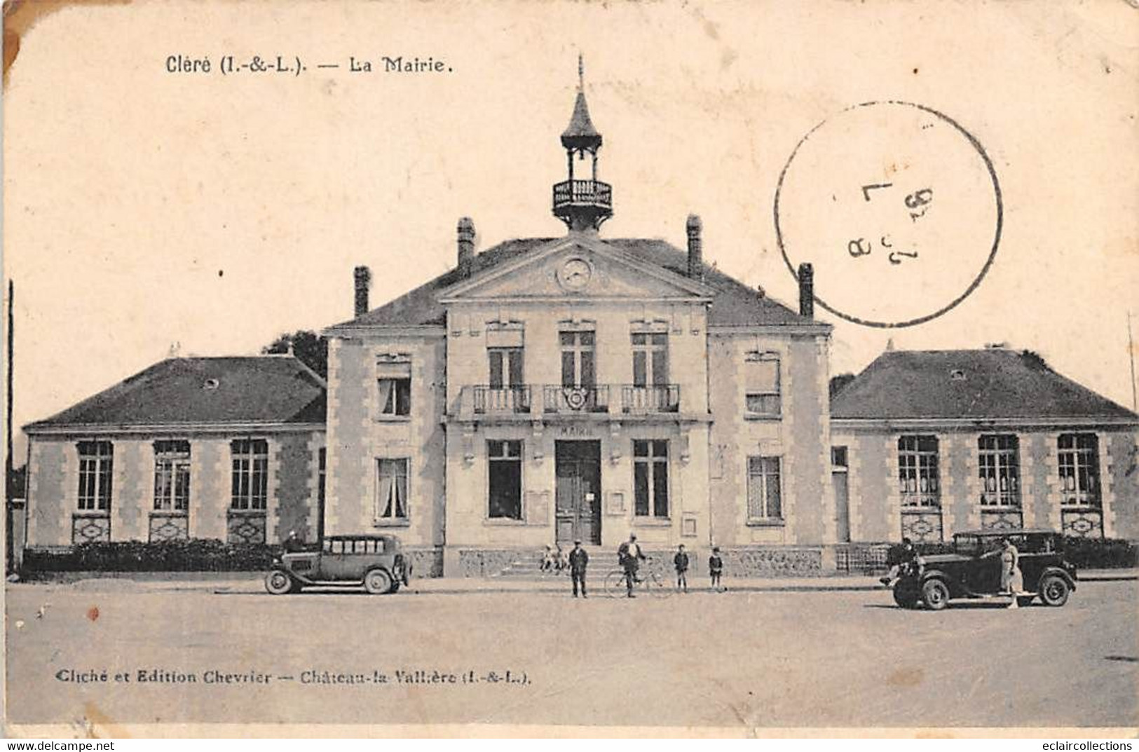 Cléré-les-Pins       37      La Mairie   - 2 -     (voir Scan) - Cléré-les-Pins