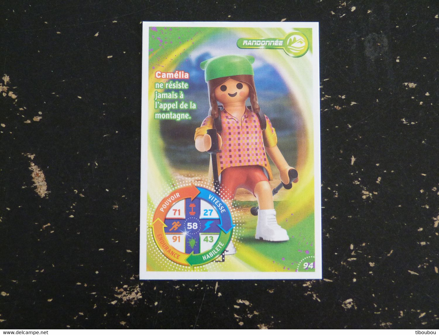 CARTE CARREFOUR PLAYMOBIL N° 94 - RANDONNEE - Other & Unclassified