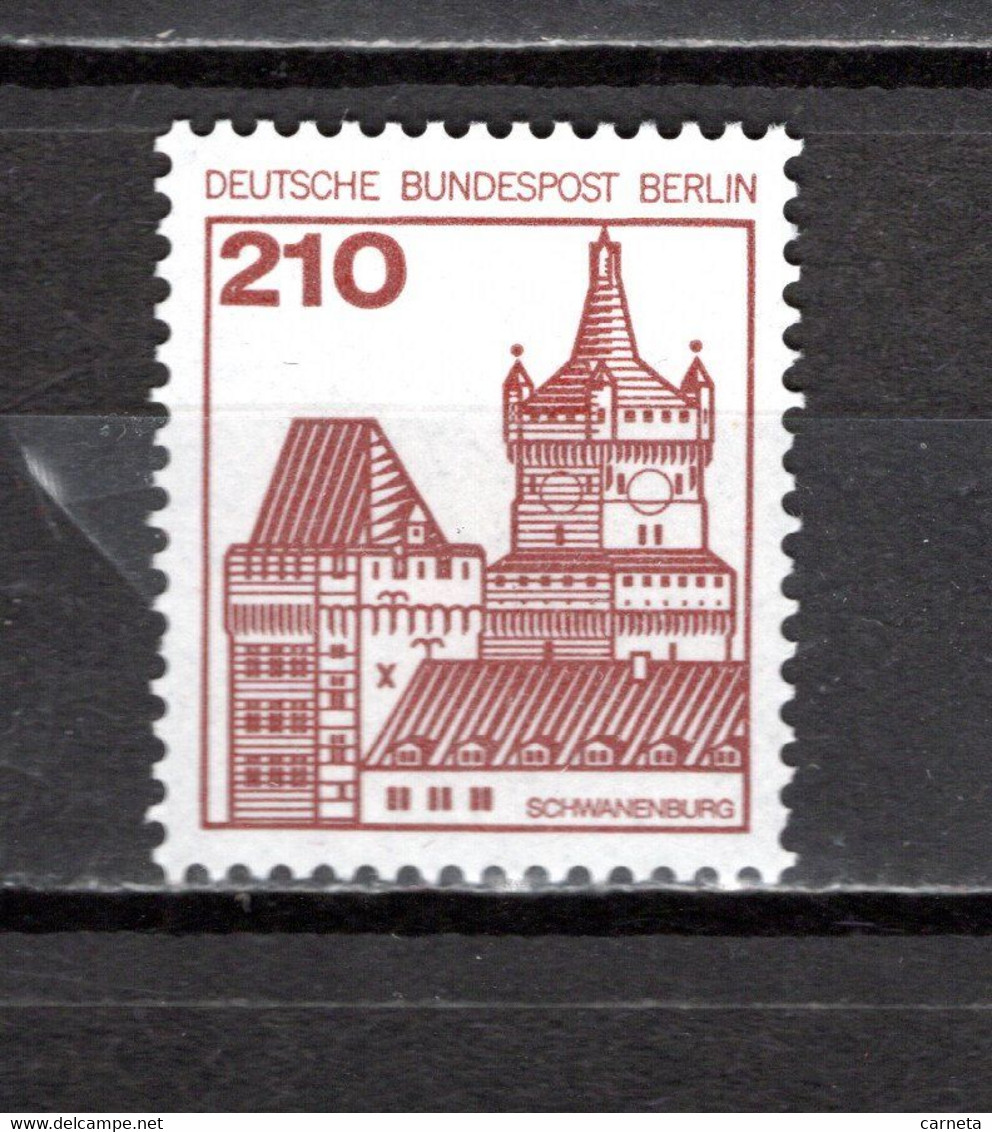 ALLEMAGNE BERLIN N°  548   AVEC NUMERO NOIR  NEUF SANS CHARNIERE COTE  ? €  MONUMENT CHATEAUX - Roulettes