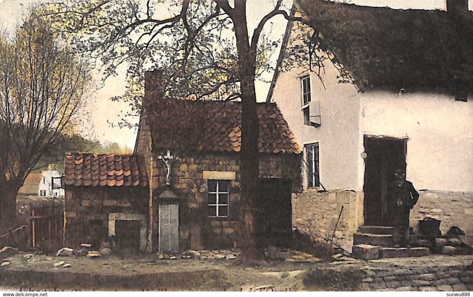 Chanxhe - Vieille Maison Au Bord De L'Ourthe (Edit Raskin 1906 Animée Colorisée) - Sprimont