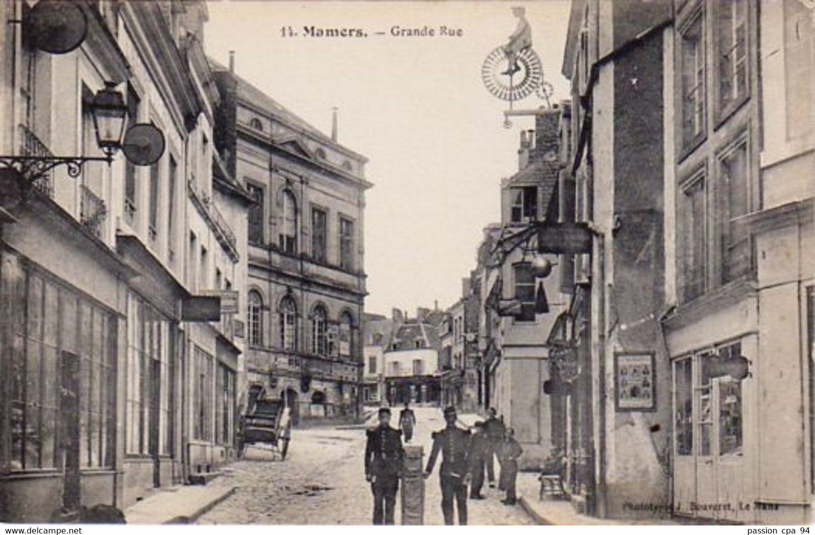 S35-013 Mamers - Grande Rue - Belle Enseigne De Cylcle - Mamers