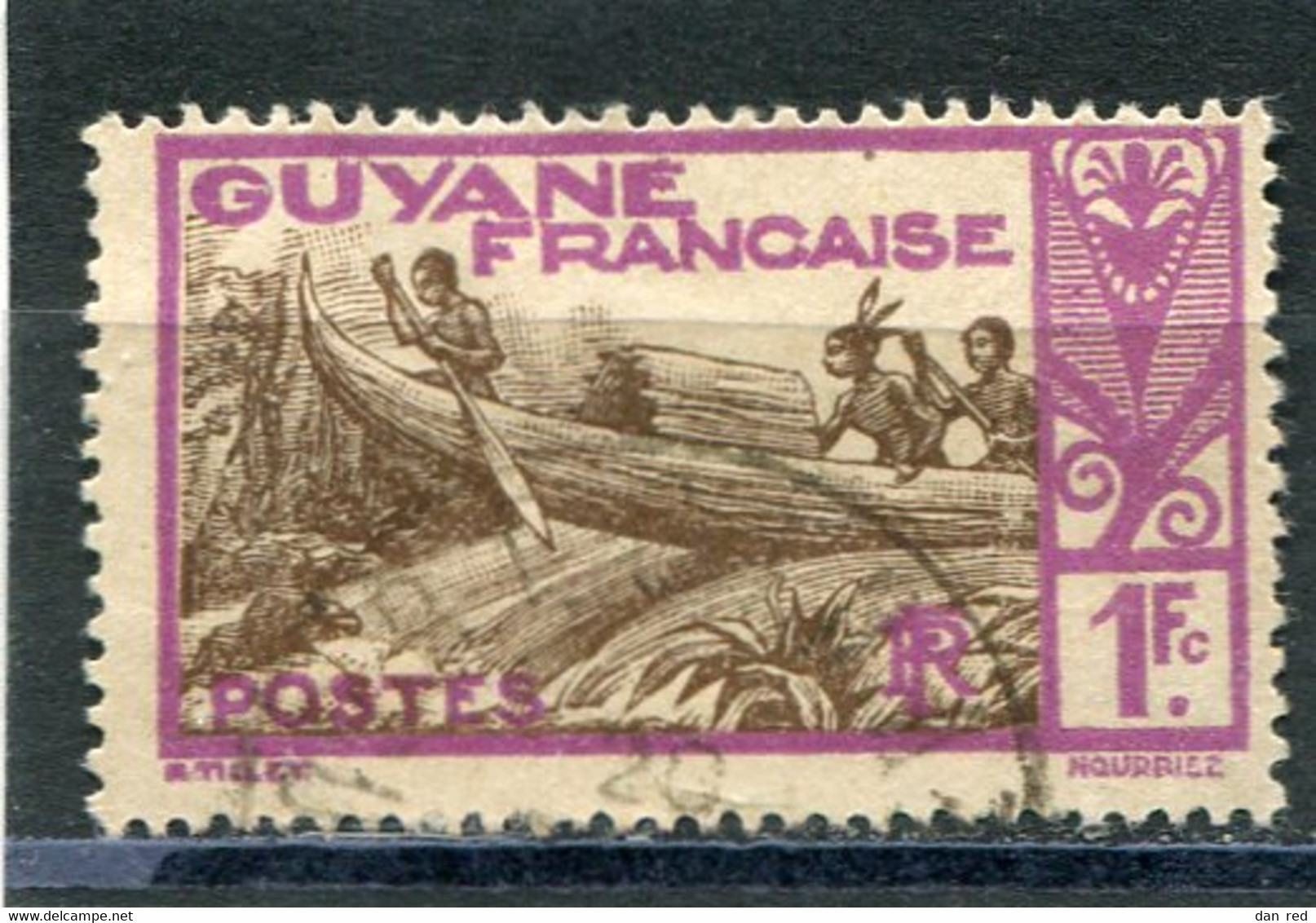 GUYANE  FRANCAISE   N°  124  (Y&T)  (Oblitéré) - Gebruikt