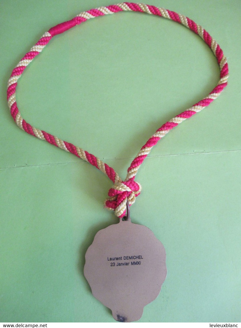 Médaille De Confrérie Vinicole Avec Cordon/ Emtonneurs Rabelaisiens / CHINON/ Demichel/ Bronze/ 2011     MED406 - Professionals/Firms
