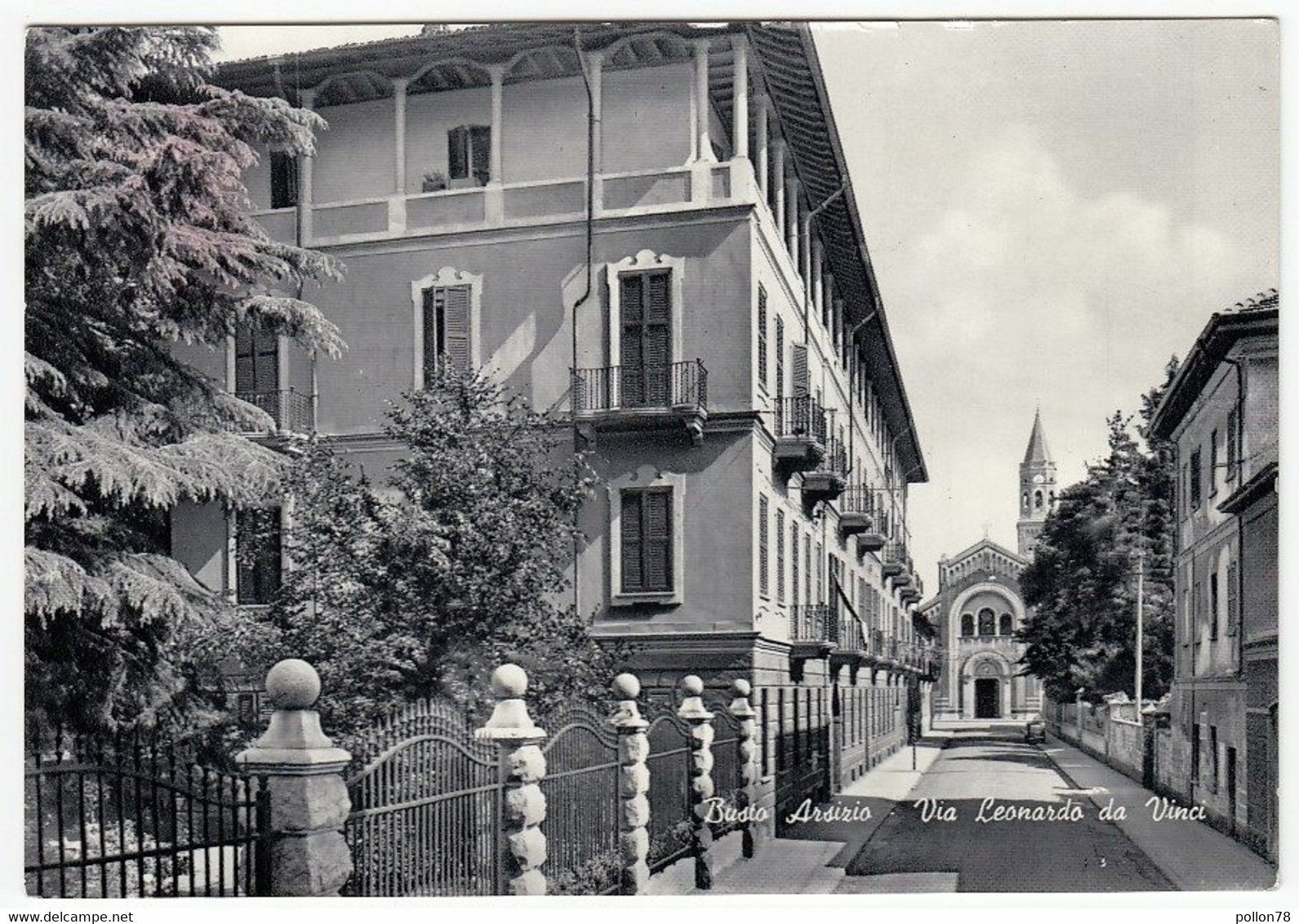 BUSTO ARSIZIO - VIA LEONARDO DA VINCI - 1962 - Busto Arsizio