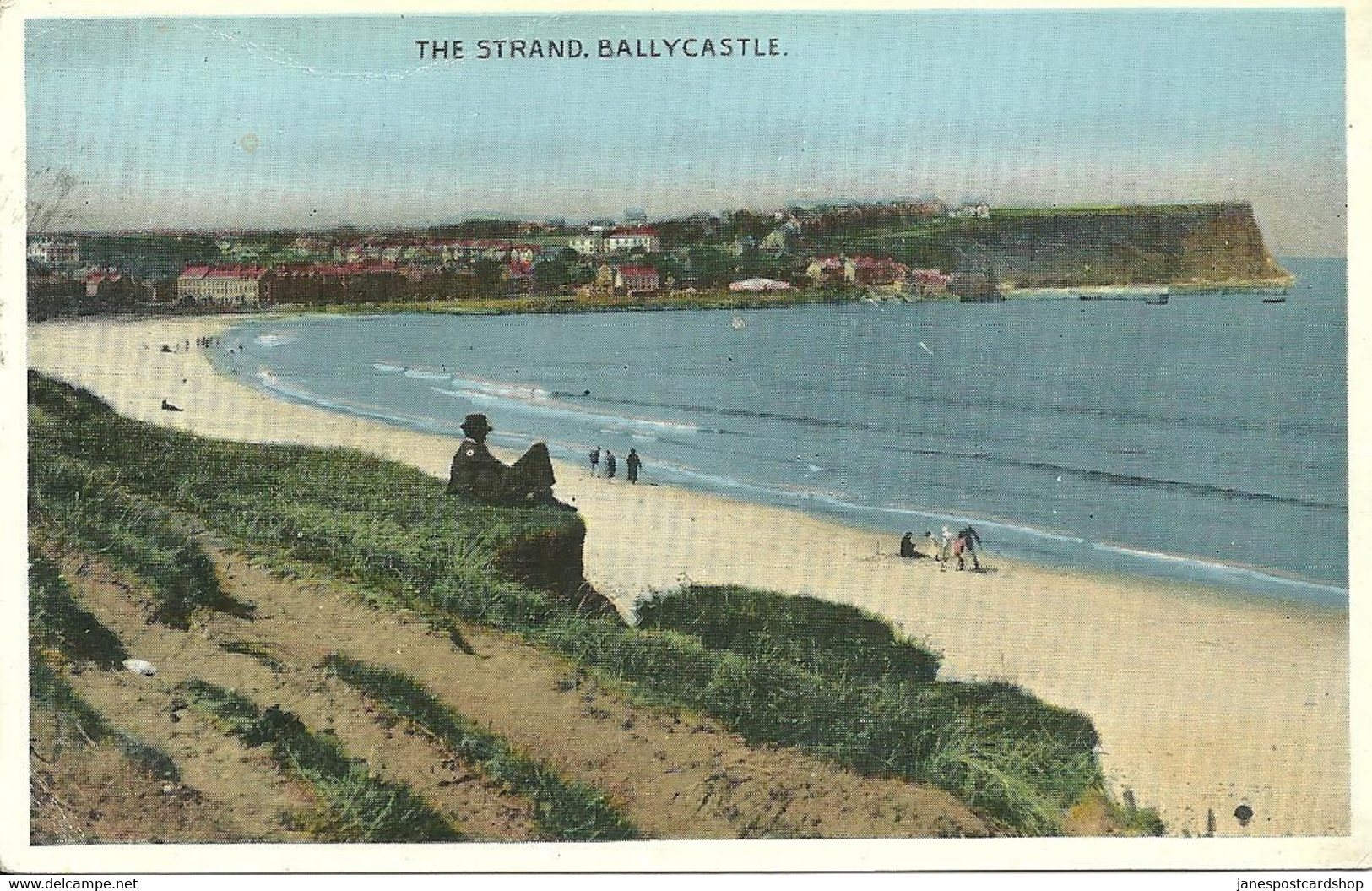 THE STRAND - BALLYCASTLE - POSTALLY USED FROM COLERAINE - 1951 - BELFAST PUBLISHER - Londonderry