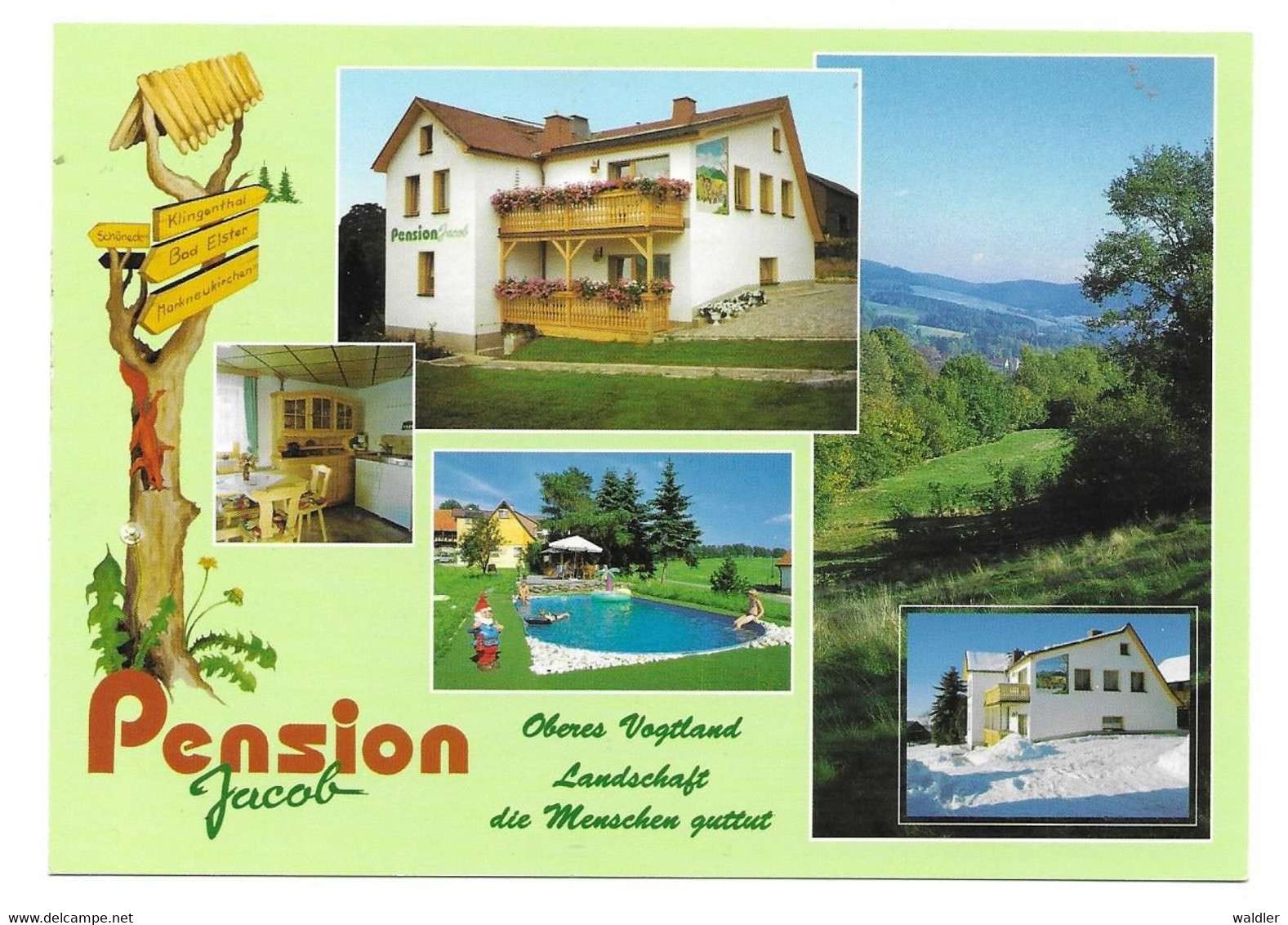 9931  WOHLHAUSEN / VOGTL. - PENSION JACOB - Vogtland