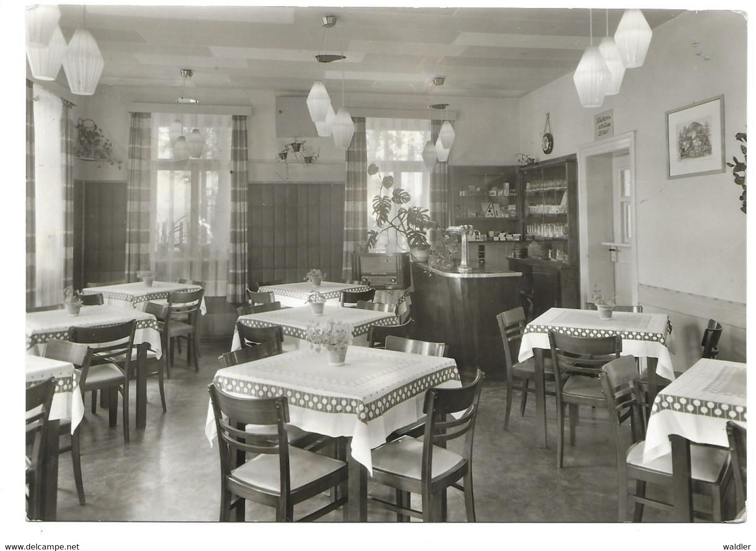 9931  REMTENGRÜN / VOGTL.  -   BETRIEBSFERIENHEIM VEB "PLAUNER GARDINE" , GASTZIMMER   1971 - Vogtland