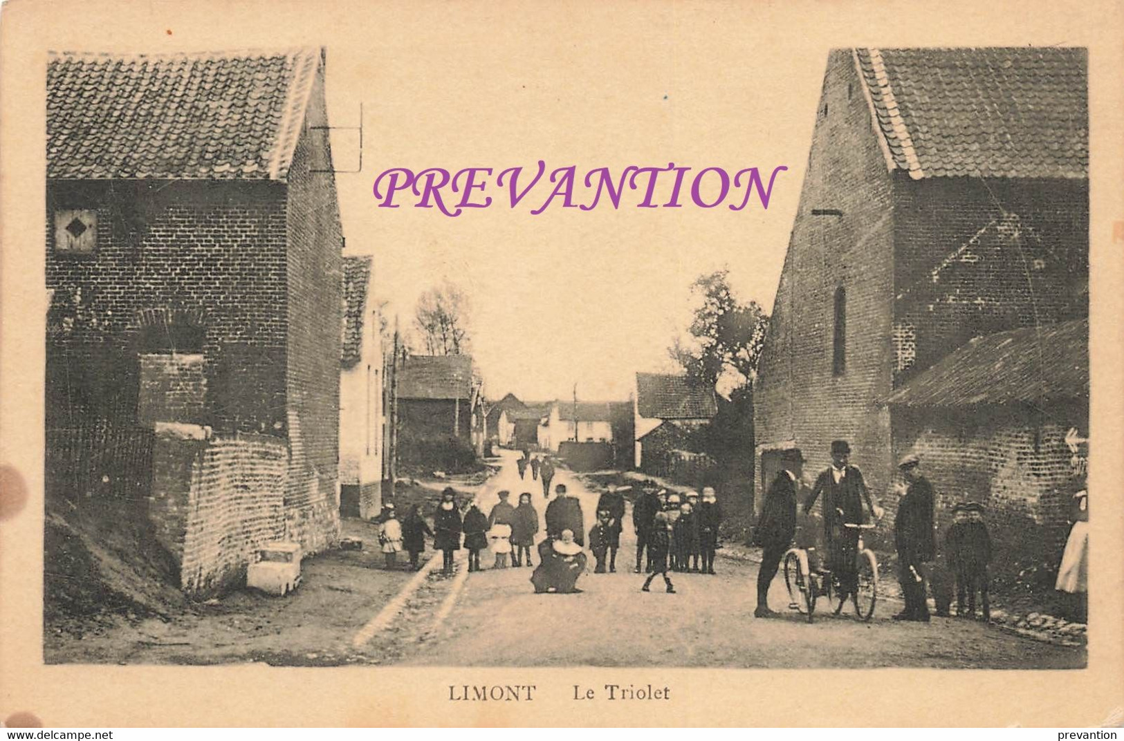 LIMONT - Le Triolet - Carte Très Animée - Donceel