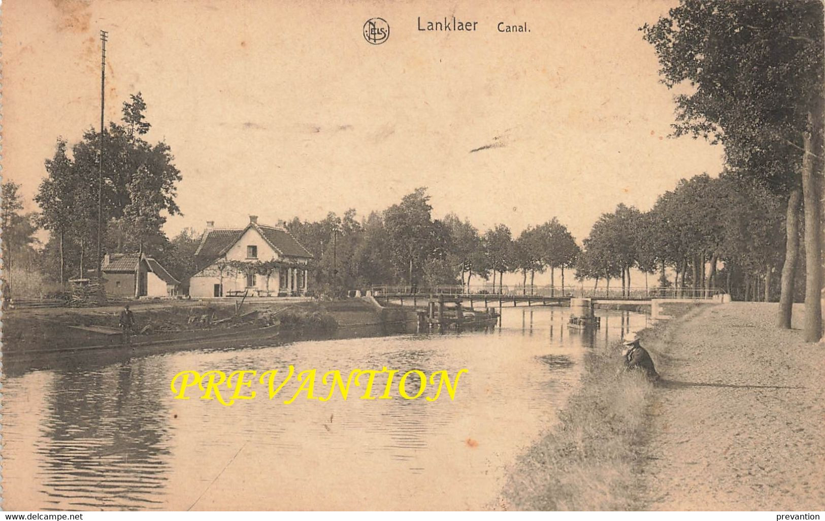 LANKLAER - Canal - Carte Circulé - Dilsen-Stokkem