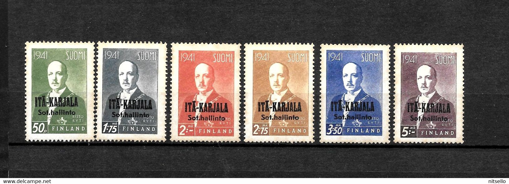 LOTE 2212 /// FINLANDIA - EMISIONES LOCALES 1941  YVERT Nº: 22/27 *MH ¡¡¡ OFERTA - LIQUIDATION - JE LIQUIDE !!! - Local Post Stamps