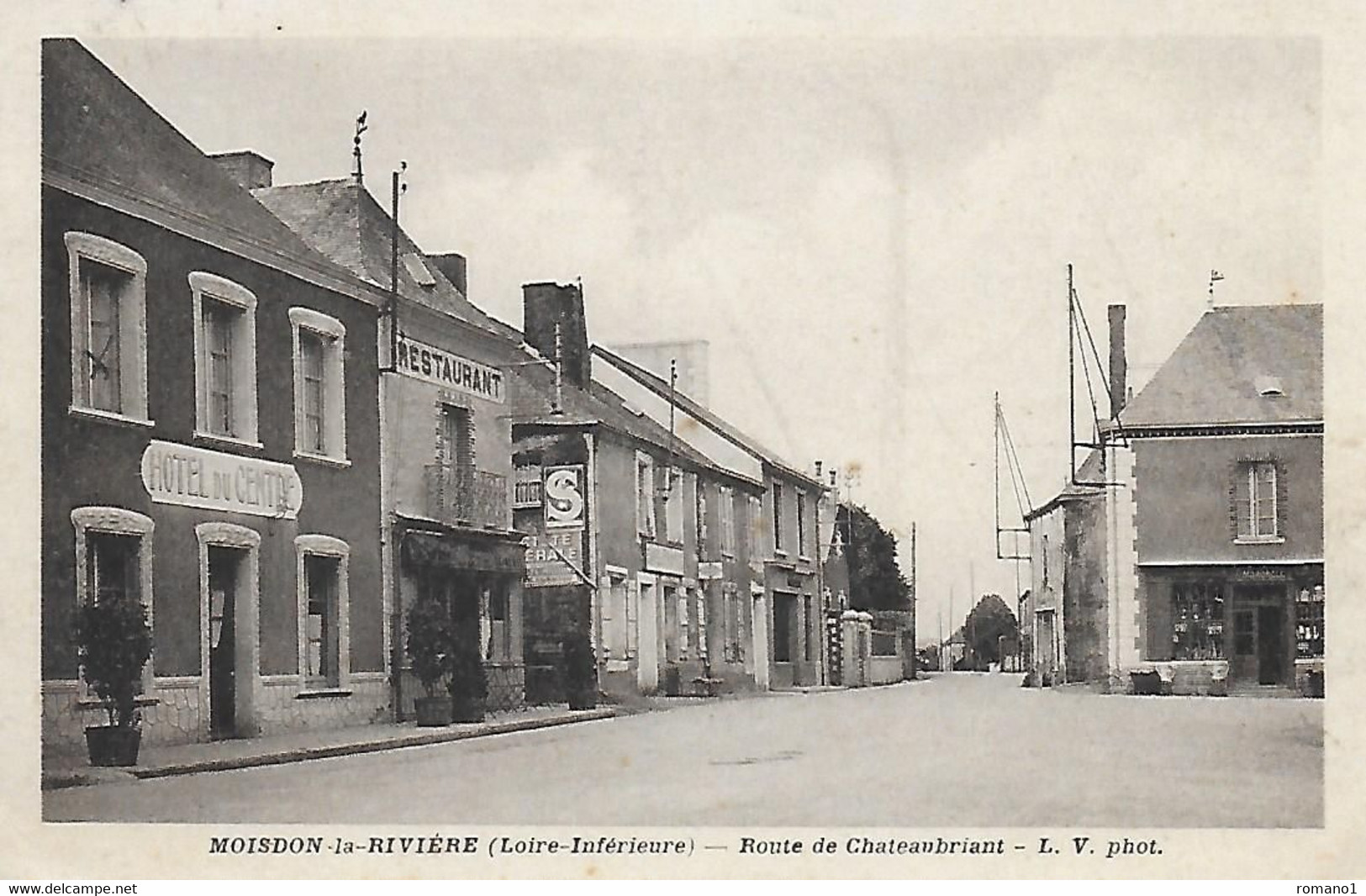 44)   MOISDON  La  RIVIERE  -  Route De Chateaubriand - Moisdon La Riviere