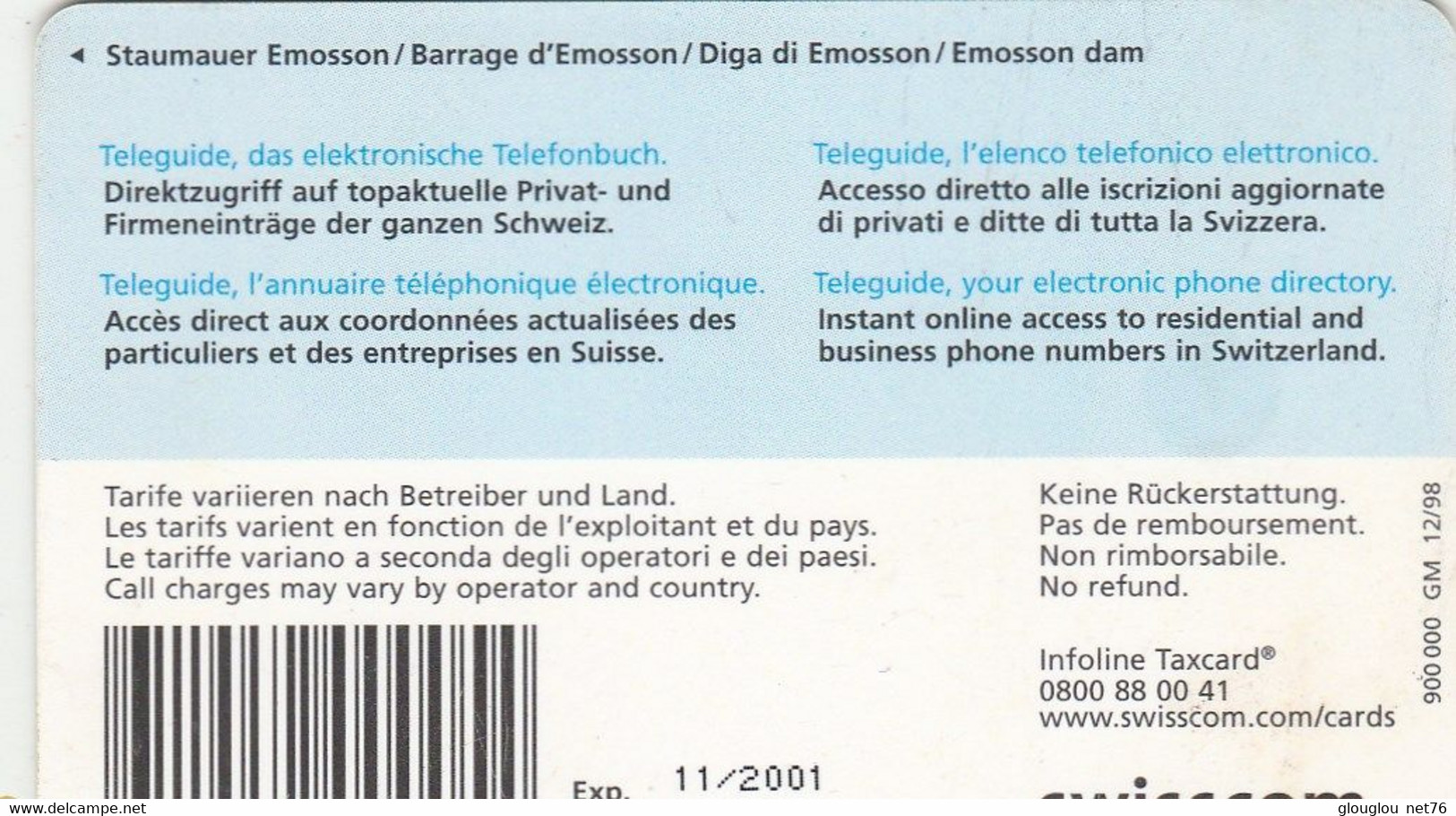 TELECARTE ETRANGERE - Origine Sconosciuta