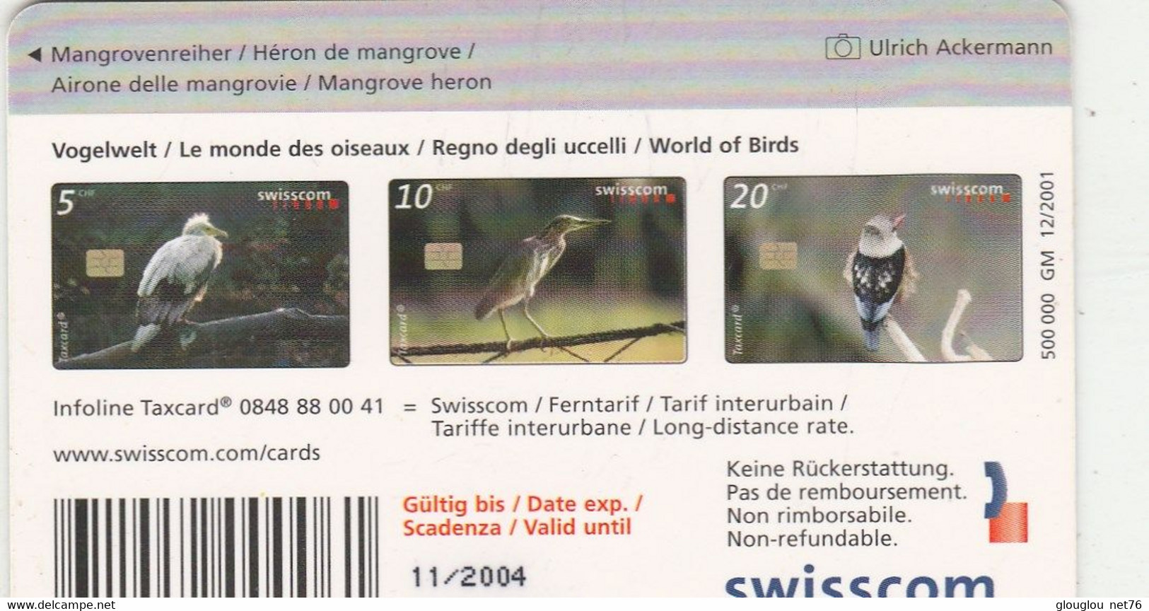 TELECARTE ETRANGERE - Onbekende Oorsprong