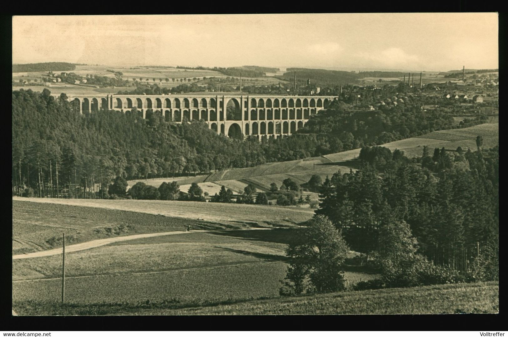 Kleinformat Foto AK Göltzschtalbrücke Bei Reichenbach Im Vogtland 1962 - Reichenbach I. Vogtl.