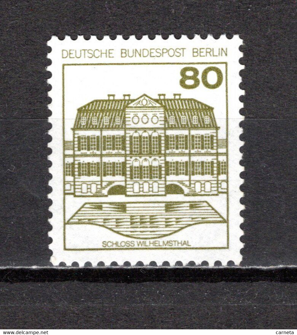 ALLEMAGNE BERLIN N°  633   AVEC NUMERO NOIR  NEUF SANS CHARNIERE COTE  ? €  MONUMENT CHATEAUX - Roulettes