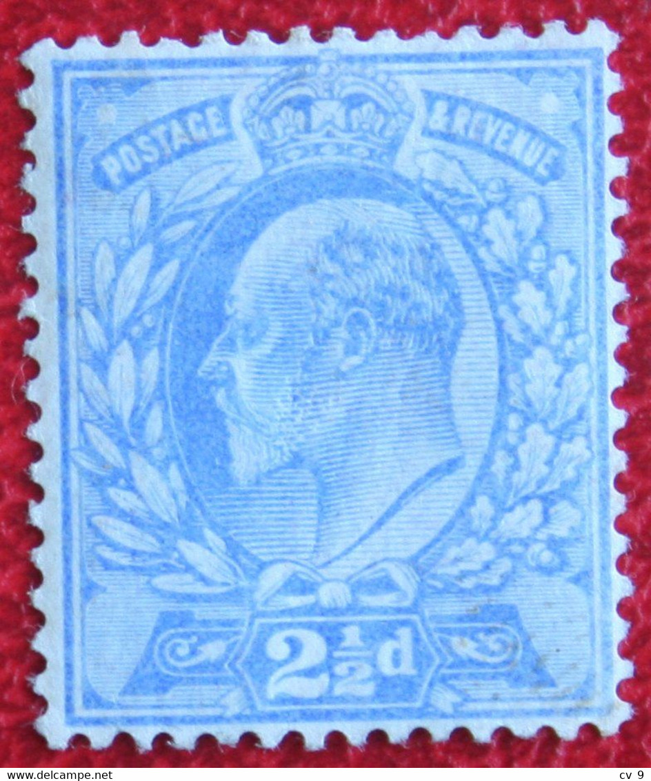 2 1/2 D Two Half Penny King Edward VII (Mi 107 A) 1902 Ongebruikt MH ENGLAND GRANDE-BRETAGNE GB GREAT BRITAIN - Neufs