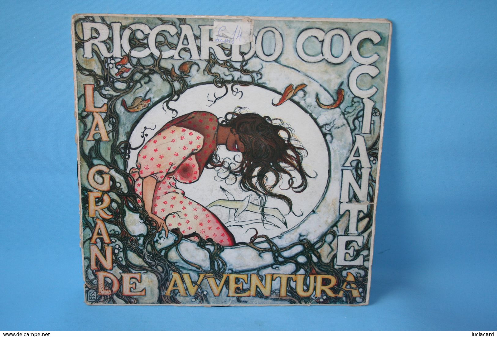 RICCARDO COCCIANTE LA GRANDE AVVENTURA LP 33 GIRI DISCO VINILE - Altri - Musica Italiana