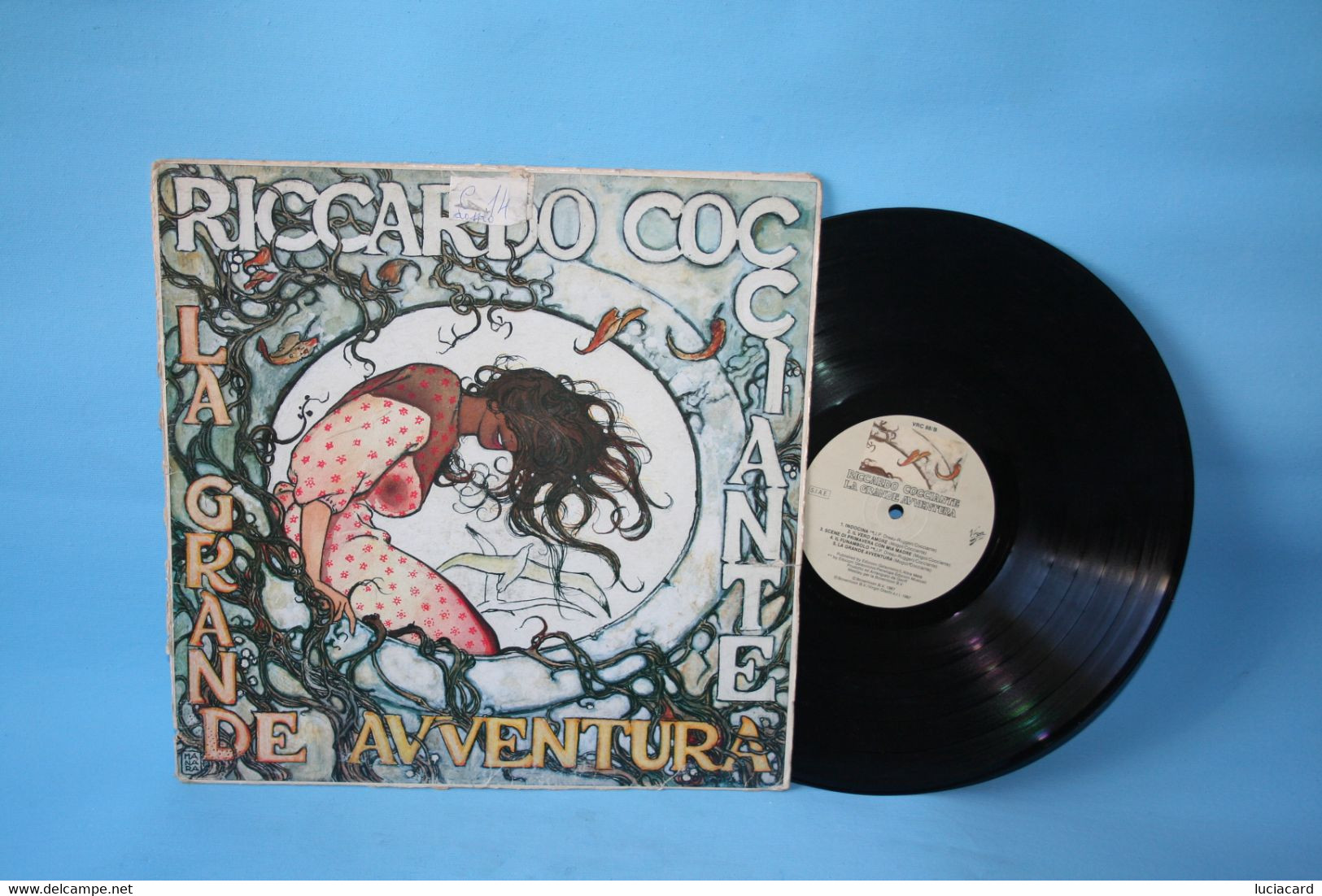 RICCARDO COCCIANTE LA GRANDE AVVENTURA LP 33 GIRI DISCO VINILE - Altri - Musica Italiana