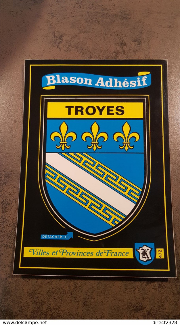 FRANCE - BLASON ECUSSON - TROYES - Other & Unclassified