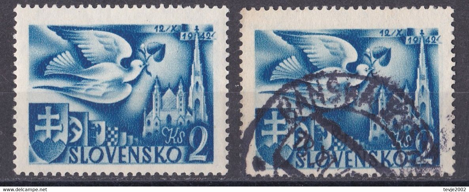 Slowakei 1942 - Mi.Nr. 104 - Postfrisch MNH + Gestempelt Used - Sonstige & Ohne Zuordnung