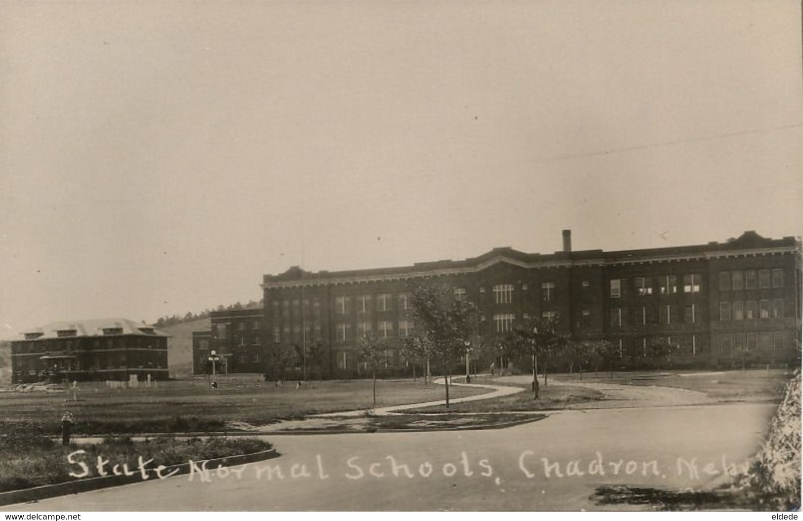 Chadron Real Photo State Normal School - Other & Unclassified