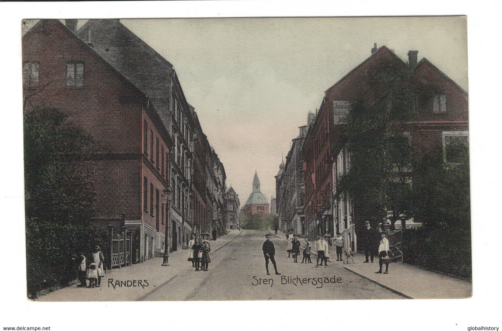 DG2274- DENMARK - RANDERS - STEN BLICHERSGADE - BUSY STREET SCENE - Denmark