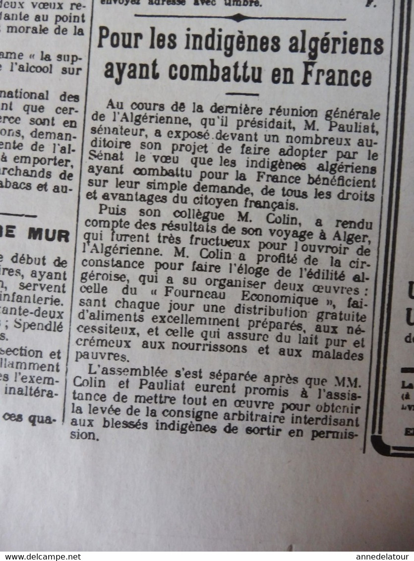 25 mai 1915 LE PETIT PARISIEN : La conquête du Massif de Lorette; L'Italie a déclaré la guerre à l'Autriche-Hongrie; etc