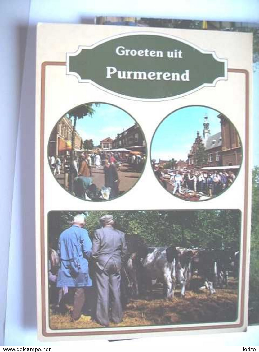 Nederland Holland Pays Bas Purmerend Met Markttaferelen - Purmerend