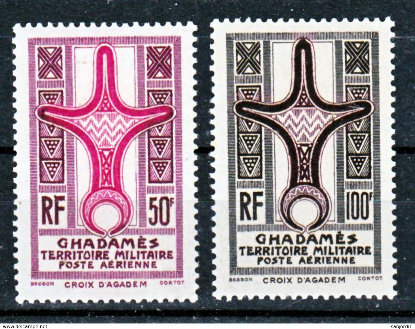 Ghadamès PA 1/2 Neuf Avec Trace De Charnière* TB MH Con Charnela Cote 40 - Unused Stamps