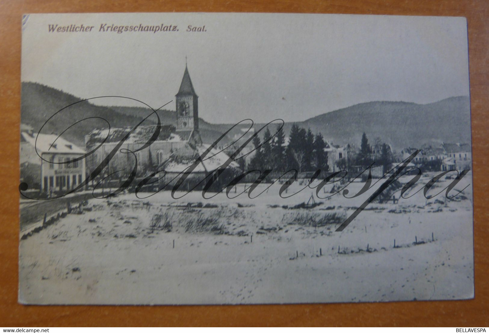 Saal Saales Kriegsschauplatz. Feldpost Karte Res. Regiment N°4 III Bataljon Komp. 206 Infanterie Division 22-12-1916 - Other & Unclassified