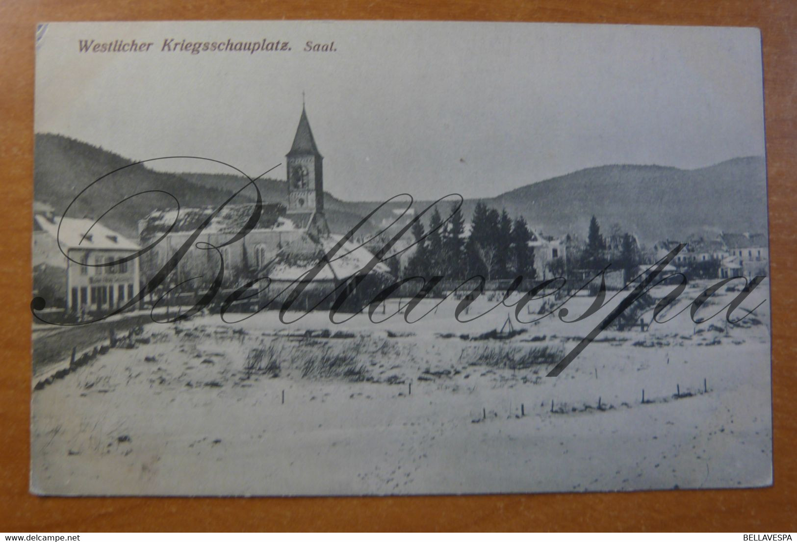 Saal Saales Kriegsschauplatz. Feldpost Karte Res. Regiment N°4 III Bataljon Komp. 206 Infanterie Division 22-12-1916 - Autres & Non Classés