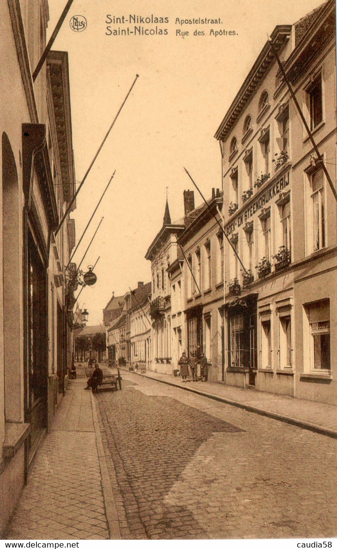 Saint-Nicolas Rue Des Apôtres. Sint-Nikolaas. - Saint-Nicolas