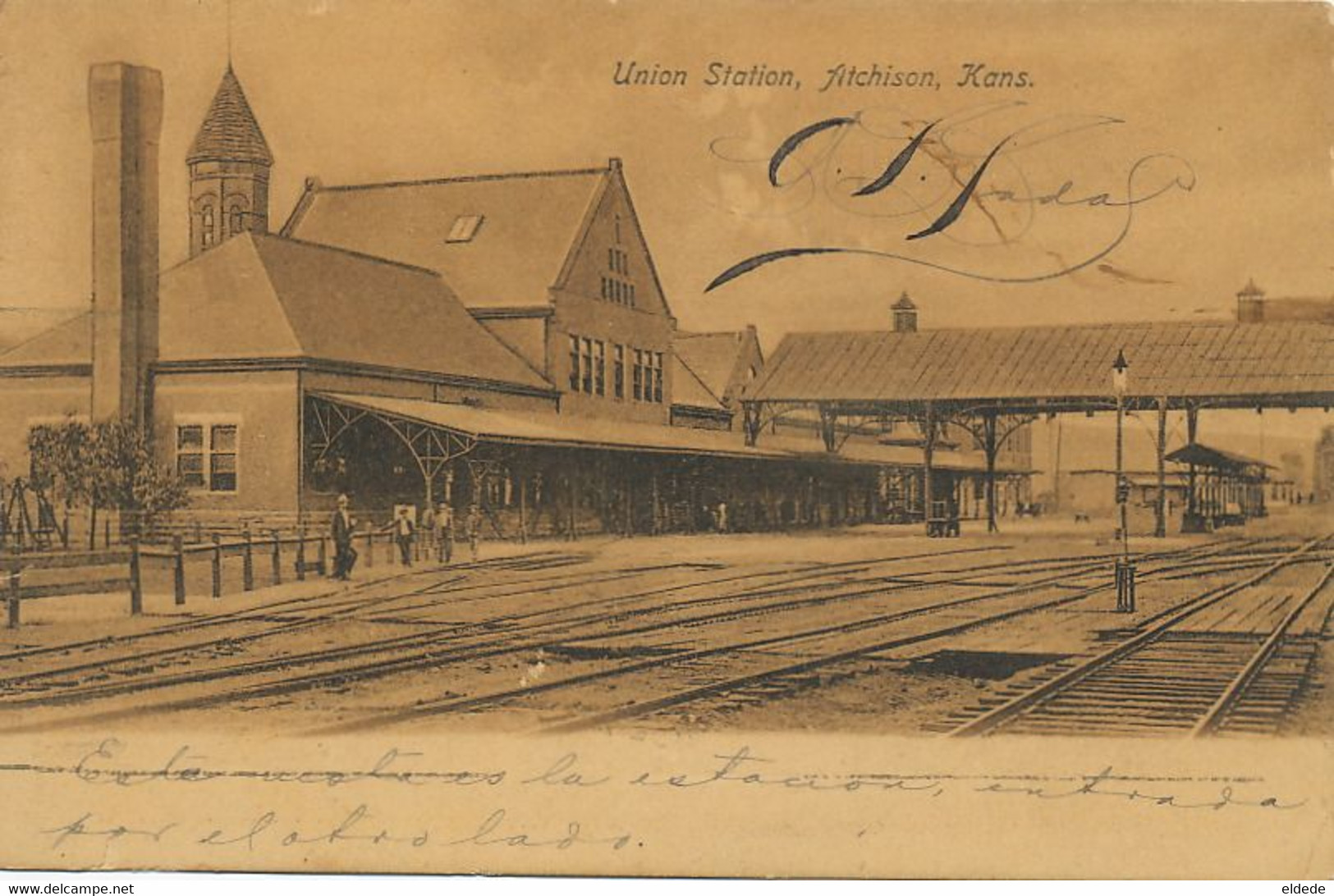 Atchison Union Station  Gare  Used To Cuba - Altri & Non Classificati