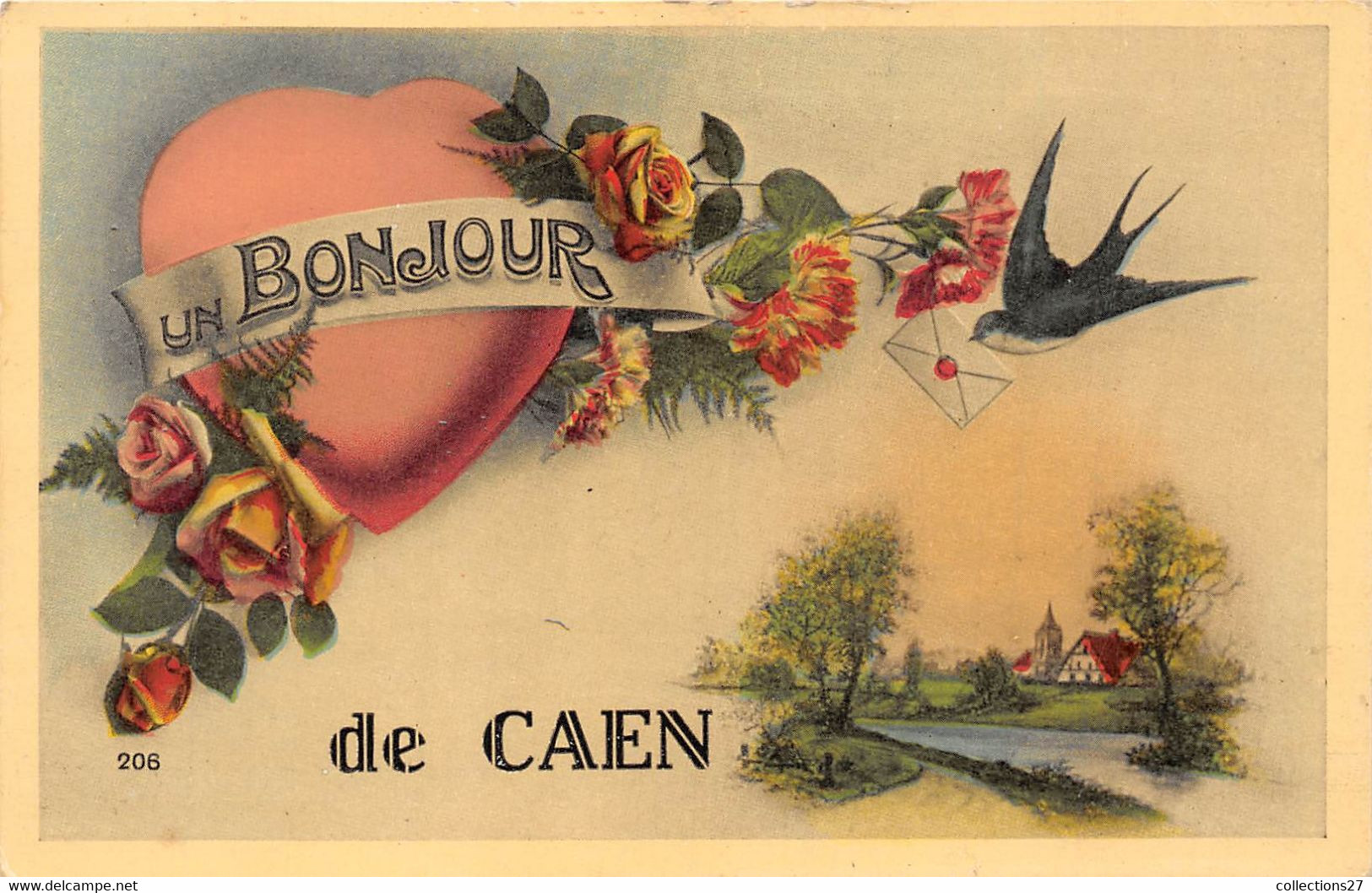 14-CAEN- UN BONJOUR DE CAEN - Caen