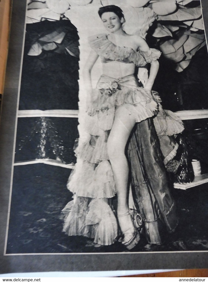PAT OGDEN (New-York model ) origine journal LAFF  december 1944 (pages manquantes et découpages)